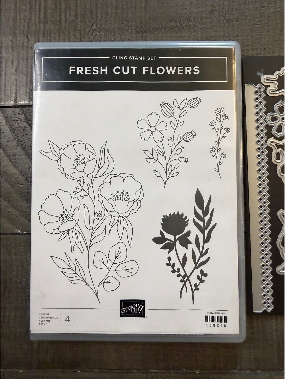 Stampin’ Up Fresh Cut Flowers stamp set and Fresh Cut Stems Dies die cut set - Picture 2 of 7